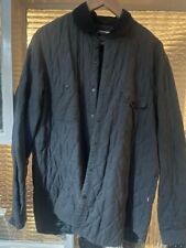 Barbour overshirt charcoal for sale  BIRMINGHAM