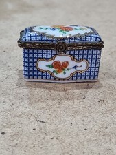 Porcelain trinket box for sale  CHIPPENHAM