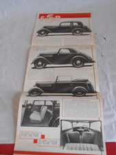 Brochure vintage rosengart d'occasion  Bais