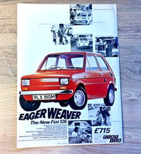 Fiat 126 launch for sale  PRESTON
