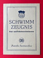 Ddr schwimm zeugnis gebraucht kaufen  Dresden