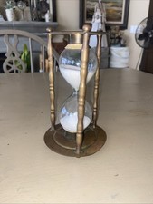 Vintage brass hourglass for sale  Oceanside
