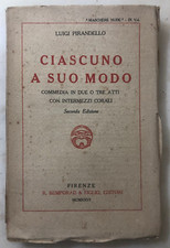 Libro luigi pirandello usato  Roma