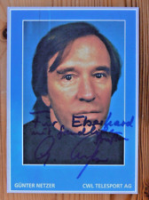 Autogramm günter netzer gebraucht kaufen  Osnabrück