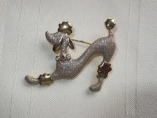 Poodle dog brooch for sale  HAVERHILL