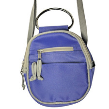 Bolsa tiracolo vintage Arezzo Girasole alça de anel de metal roxa cintilante Y2K comprar usado  Enviando para Brazil