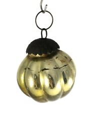 Pequeño Bola Decorativa Festival Adorno Colgante Navidad Vidrio Color Amarillo. i23-291 segunda mano  Embacar hacia Mexico