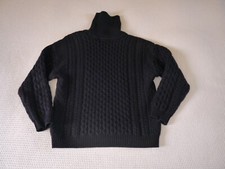 Irish aran rollneck for sale  LONDON