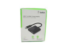 Belkin Usb-C Para Hdmi Adaptador + Carga AVC 002 btbk 4K 60W Macbook Pro Adaptador Hdmi comprar usado  Enviando para Brazil