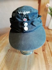 Alte schwarze feldmütze gebraucht kaufen  Neukirchen