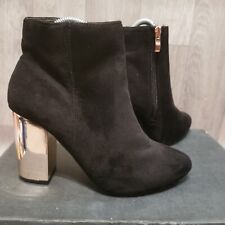 Block heel black for sale  NORTHWICH