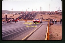 Drag Car Race Racing at Carlsbad California in 1966, Original Film Slide v9a comprar usado  Enviando para Brazil