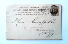 1884 cartolina postale usato  Milano