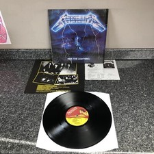 LP VINYL METALLICA ALBUM RIDE THE LIGHTNING MFN 27 UK 2ND PRESS 1986 NM-/EX+ comprar usado  Enviando para Brazil