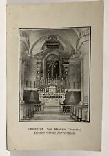 Cartolina interno chiesa usato  Villarbasse