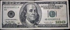 Raro 100 dollari usato  Fiumicino