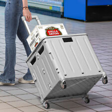 Folding shopping trolley for sale  UK