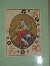 image pieuse XVIIeme aquarellee sainte marguerite  par cornelius van merlen comprar usado  Enviando para Brazil