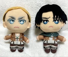 Używany, Attack on Titan Levi Ackerman Eren Yeager Pluszowy zestaw, figurki kolekcjonerskie, 2 szt. na sprzedaż  Wysyłka do Poland