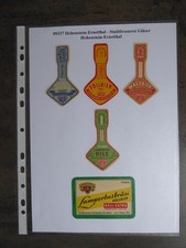Bieretiketten ddr hohenstein gebraucht kaufen  Coesfeld