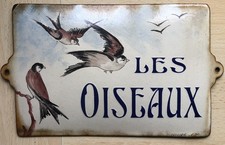 Plaque émaillée villa d'occasion  Templeuve