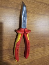 Knipex flachrundzange gekröpf gebraucht kaufen  Rackwitz