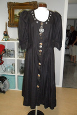 Dirndl schwarz leinen gebraucht kaufen  Alsheim
