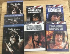 First Blood: Ult. Ed., Rambo II, Rambo III Sp. Edition (DVD Lot), Rambo Trilogy, usado comprar usado First Blood: Ult. Ed., Rambo II, Rambo III Sp. Edition (DVD Lot), Rambo Trilogy, usado comprar usado  Enviando para Brazil