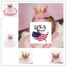 Tiara coroa bebê criança meninas tiara coroa clipes coroa ouro rosa comprar usado  Enviando para Brazil