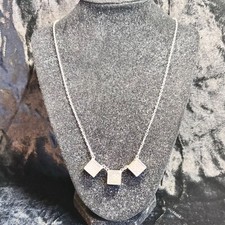Necklace silvertone chain for sale  Frederic
