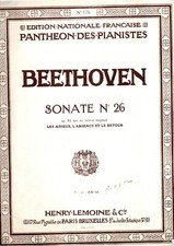 Partition piano beethoven d'occasion  Chaumont
