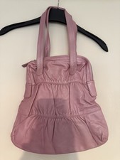 Pink leather handbag for sale  WHITCHURCH