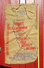 Heart california burlap for sale  Brimfield