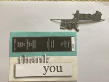 Memory box dies for sale  BEDFORD