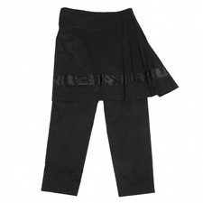 CALÇA SAIA ENVOLTÓRIO DECORATIVO FITA CETIM COMME DES GARCONS USADA PRETA MUITO BOA P comprar usado  Enviando para Brazil