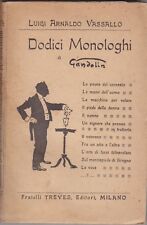 Vassallo dodici monologhi usato  Vigevano