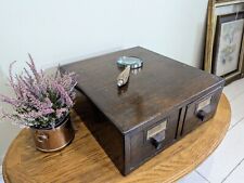 Oak drawer library for sale  SKIPTON