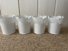 ikea white plant pot for sale  WARE