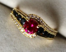 rubis 925 argent d'occasion  Villars-les-Dombes