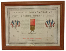 Diplôme militaire médaille d'occasion  Saint-Jean-en-Royans