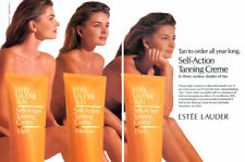 1991 Estee Paulina Porizkova autoacción bronceado belleza 2 páginas anuncio de revista segunda mano  Embacar hacia Mexico