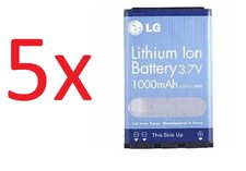 LOTE 5x BATERIA LGIP-A1000E VX6100 8100 AX UX5000 1000 3200 3300 LX525 4750+++ comprar usado  Enviando para Brazil