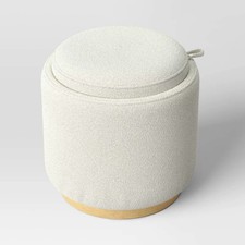 Round upholstered storage for sale  USA