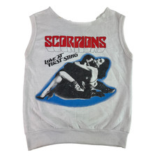 Camiseta Pulôver Vintage Anos 80 Scorpians Sem Mangas Love at First Sting 1984 Tour GG comprar usado  Enviando para Brazil