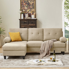 Nowoczesna tkanina Sofa w kształcie litery L Kanapy segmentowe do salonu Sofa rozkładana  na sprzedaż  Wysyłka do Poland