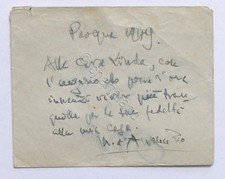 Autografo mario annunzio usato  Vimodrone