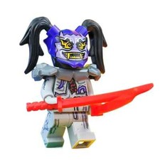MOC Lego Minifig Figurine: Ninjago Harumi Oni Mask of Hatred Fast Shipping, używany na sprzedaż  Wysyłka do Poland