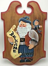 santa welcome sign wood for sale  Florence