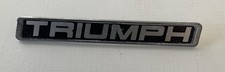 Triumph metal badge for sale  STREET