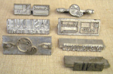 Vtg. letterpress stamp for sale  Millersburg